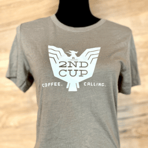 A 2nd Cup Logo Shirt - Heather Gray